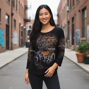 Vintage Y2K Halloween Shirt. Size 3X